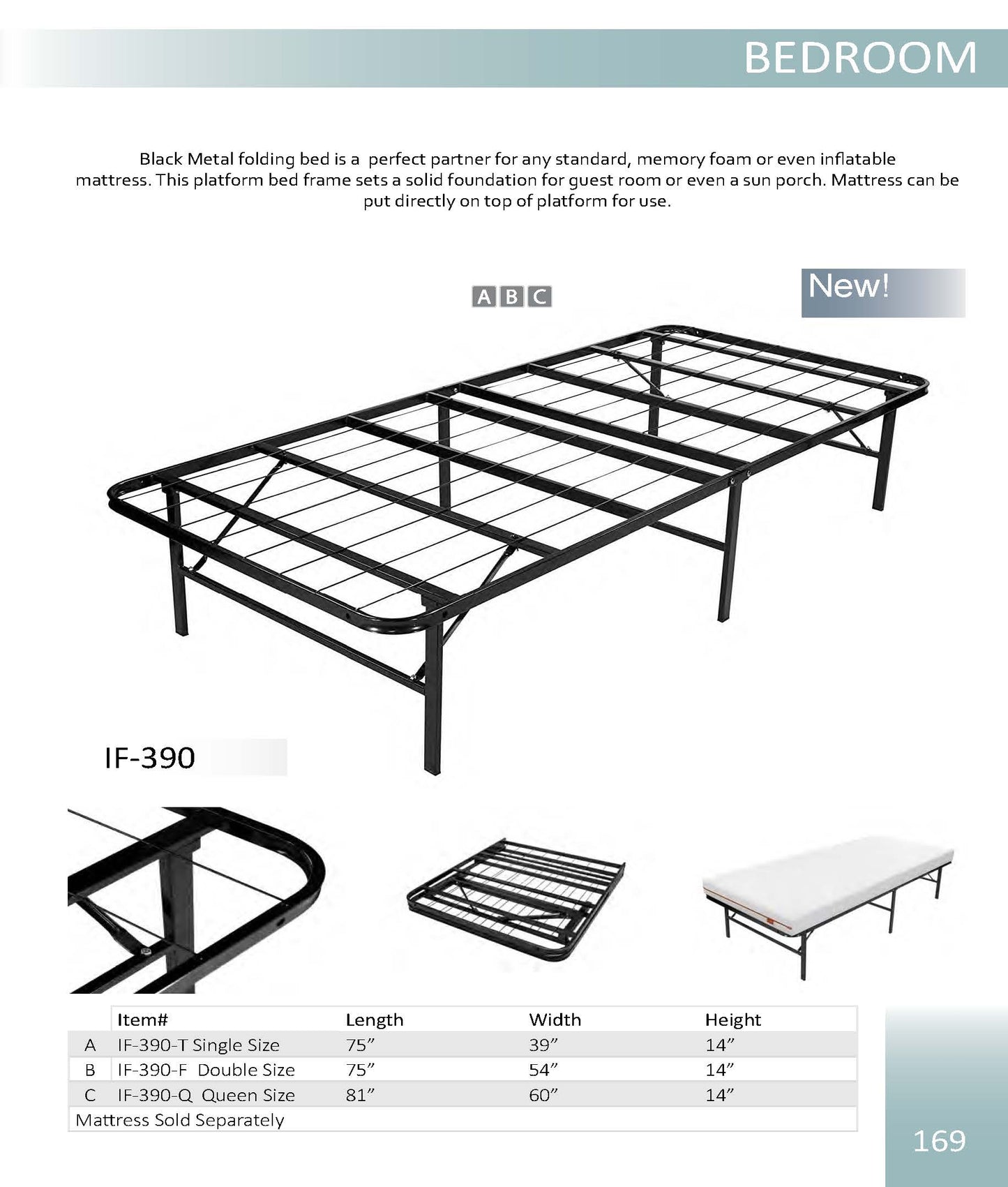 IF-390 FOLDING BEDS