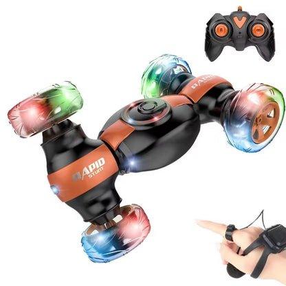 Stunt  car Model 2 (hand  remote control+gravity induction  watch)