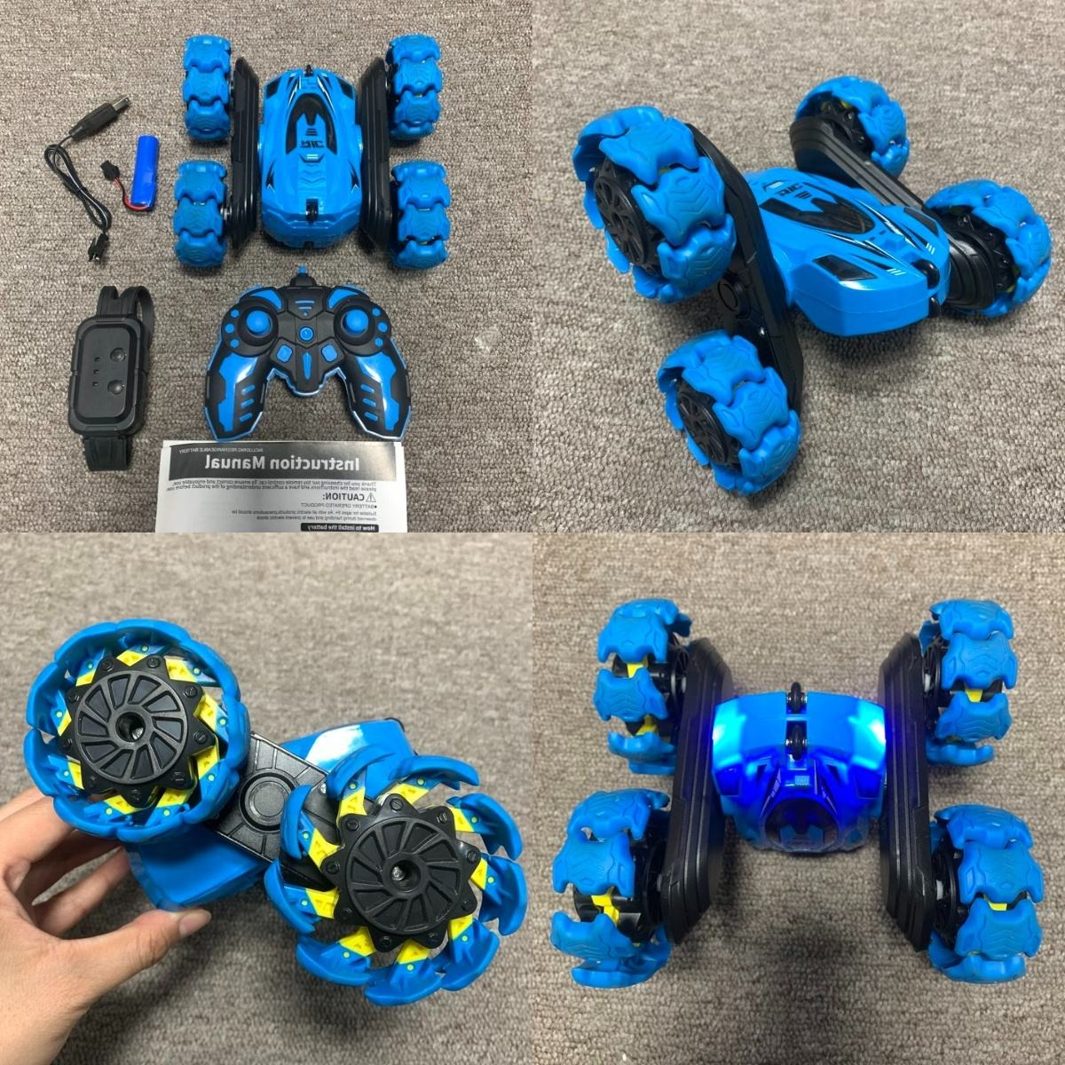 Stunt Car (hand  remote control+gravity induction  watch)