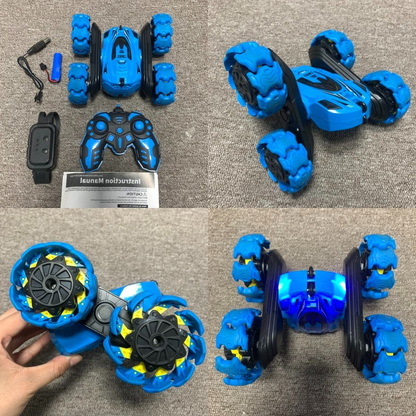 Stunt Car (hand  remote control+gravity induction  watch)