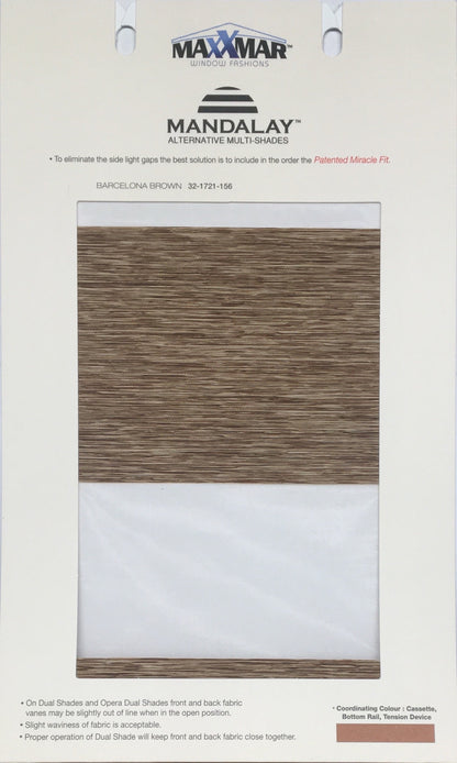 Zebra Blinds Dual-Layer 48x60in