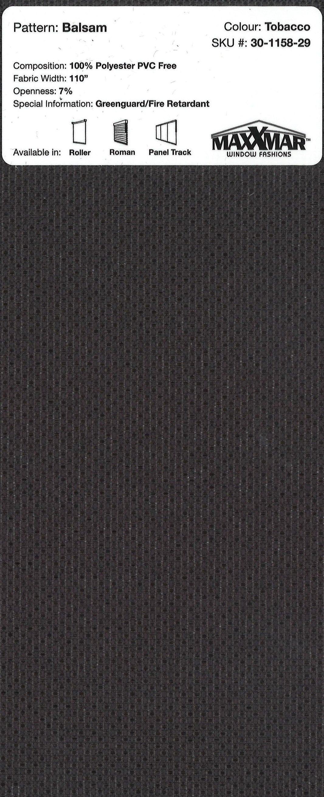 Roller Blinds EcoFlex Tender 48x60 inch