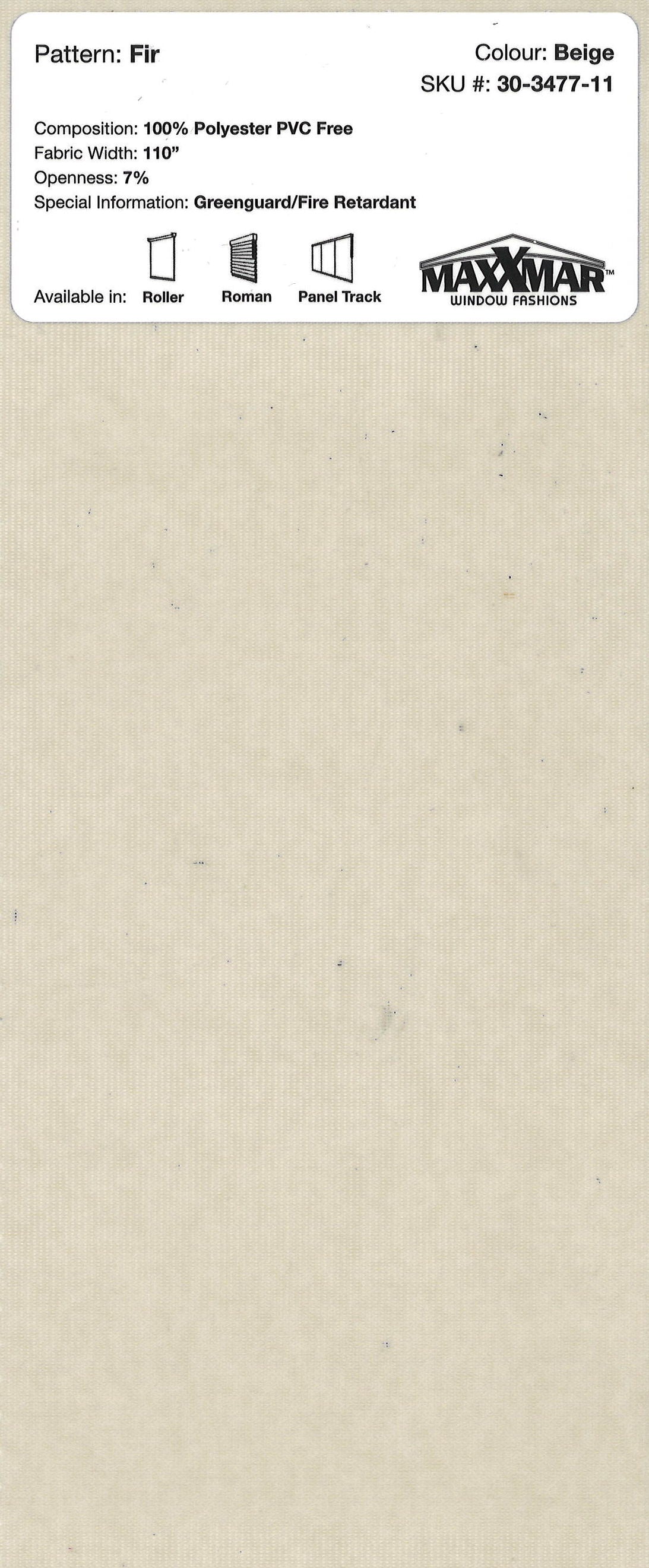 Roller Blinds EcoFlex Tender 48x60 inch