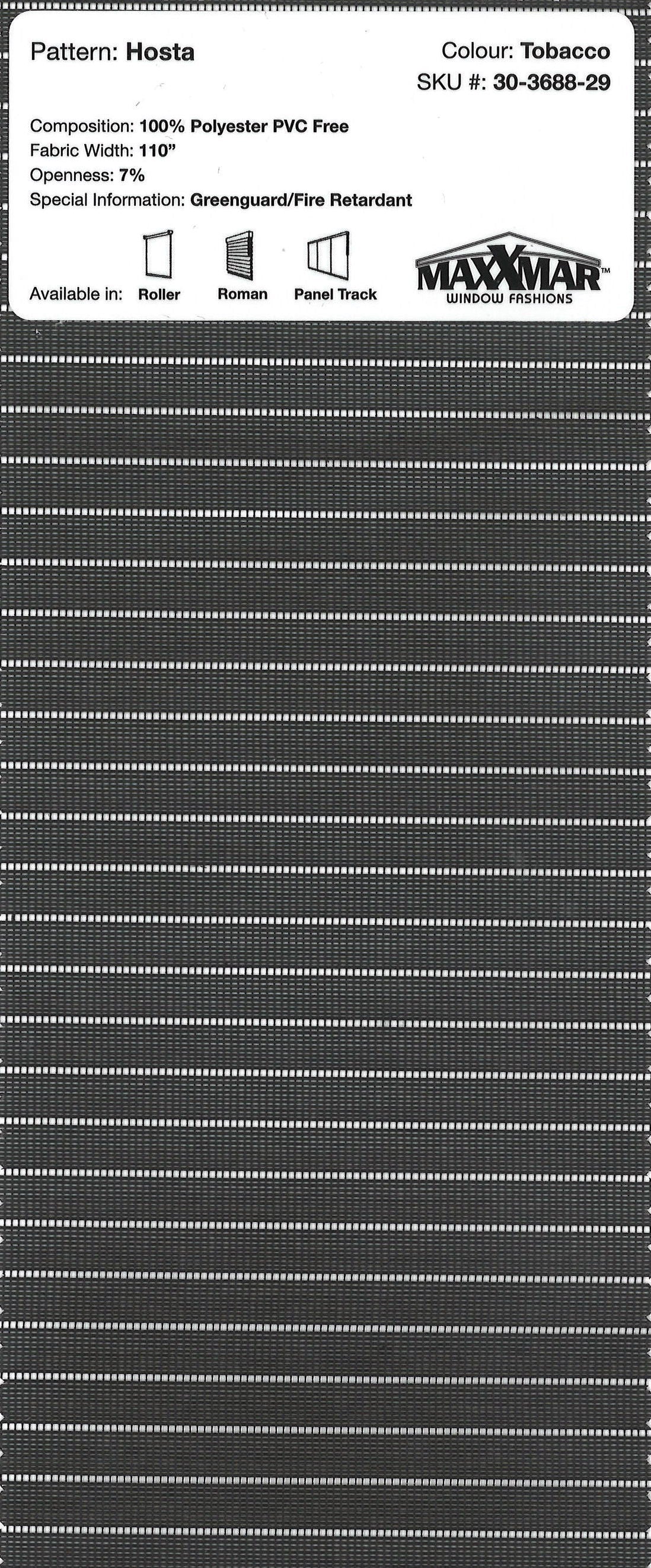 Roller Blinds EcoFlex Tender 48x60 inch