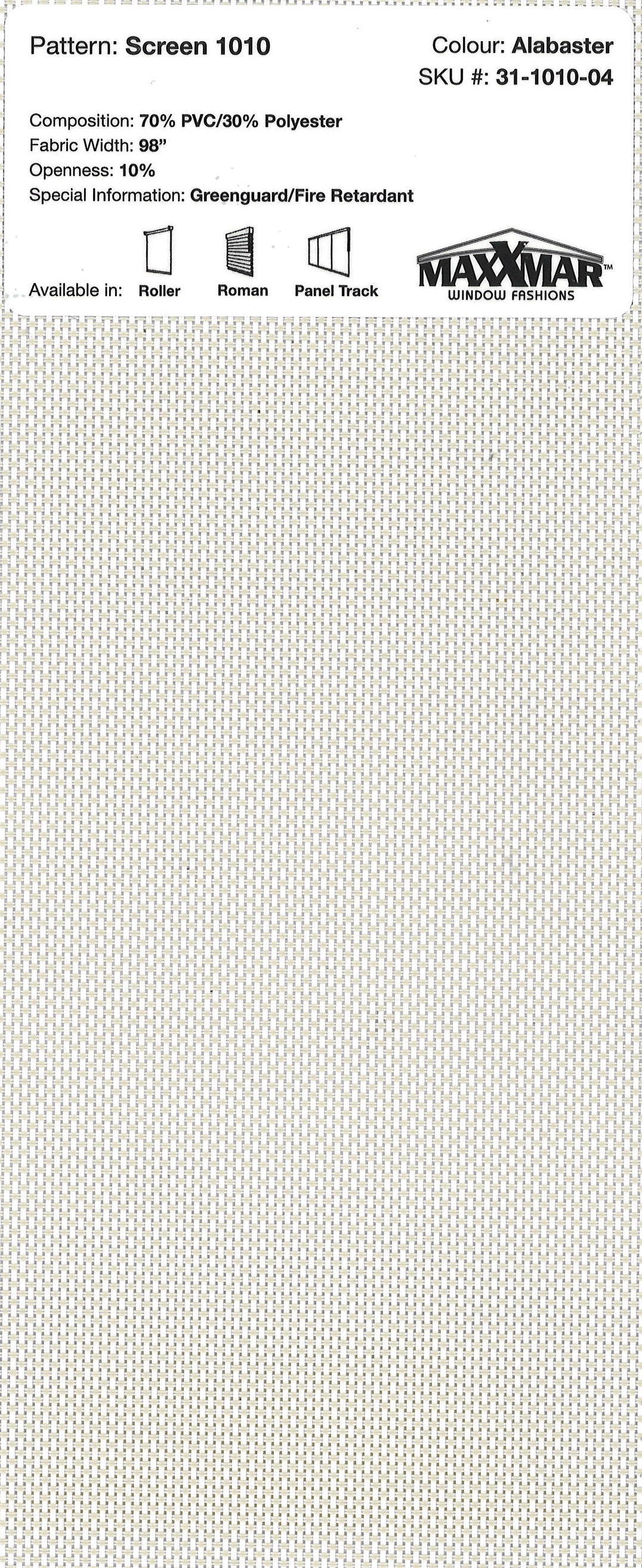 Roller Blinds EcoFlex Tender 48x60 inch