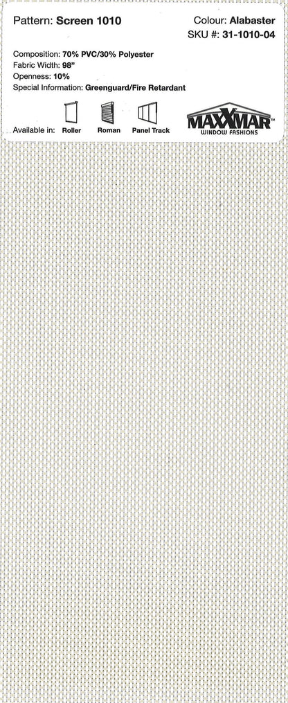 Roller Blinds EcoFlex Tender 48x60 inch