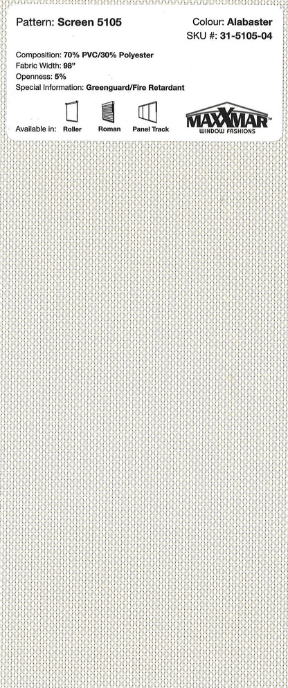 Roller Blinds EcoFlex Tender 48x60 inch