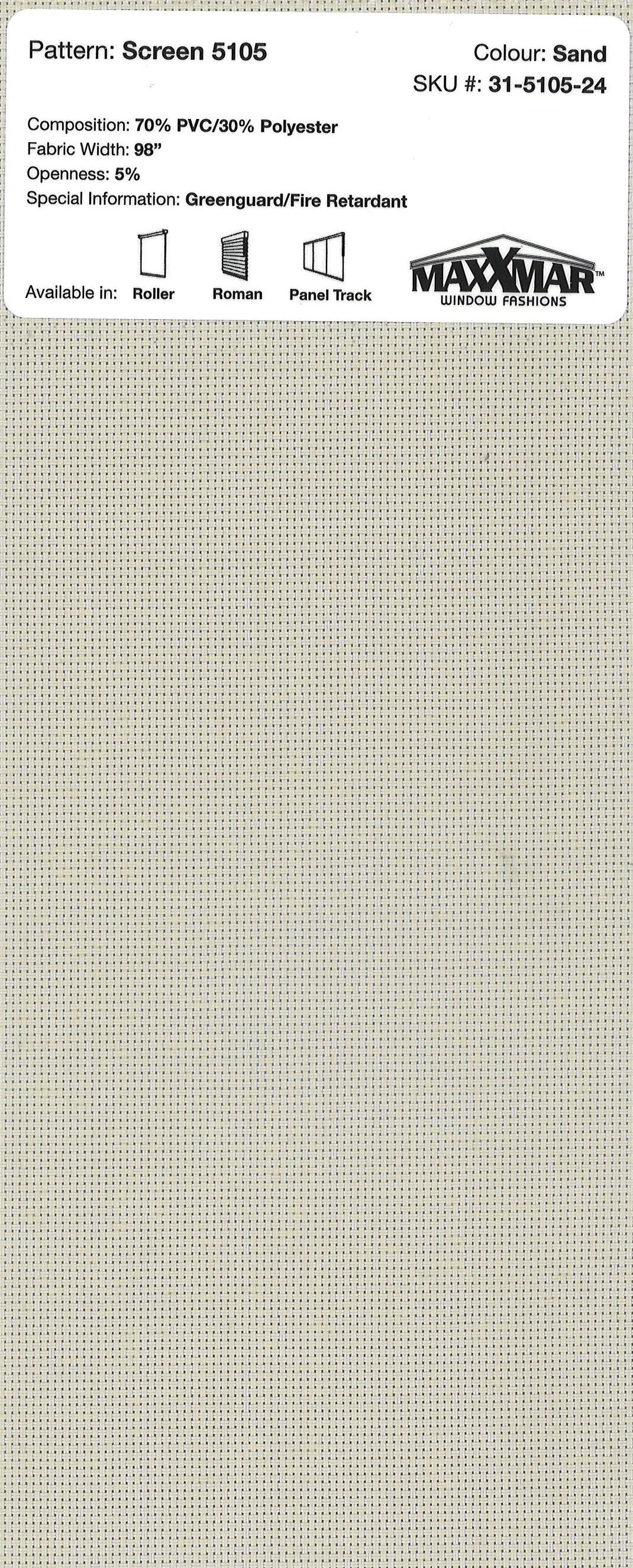 Roller Blinds EcoFlex Tender 48x60 inch