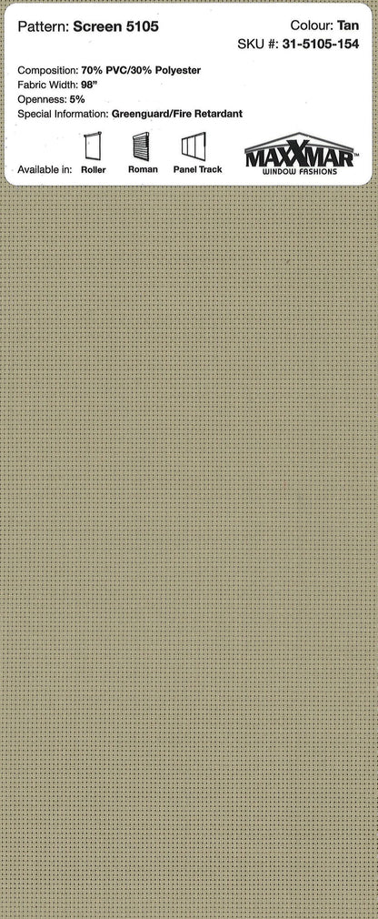 Roller Blinds EcoFlex Tender 48x60 inch