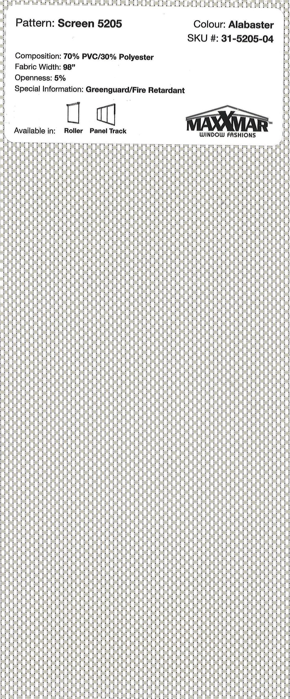 Roller Blinds EcoFlex Tender 48x60 inch