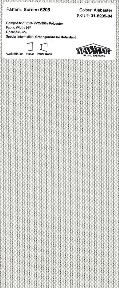 Roller Blinds EcoFlex Tender 48x60 inch