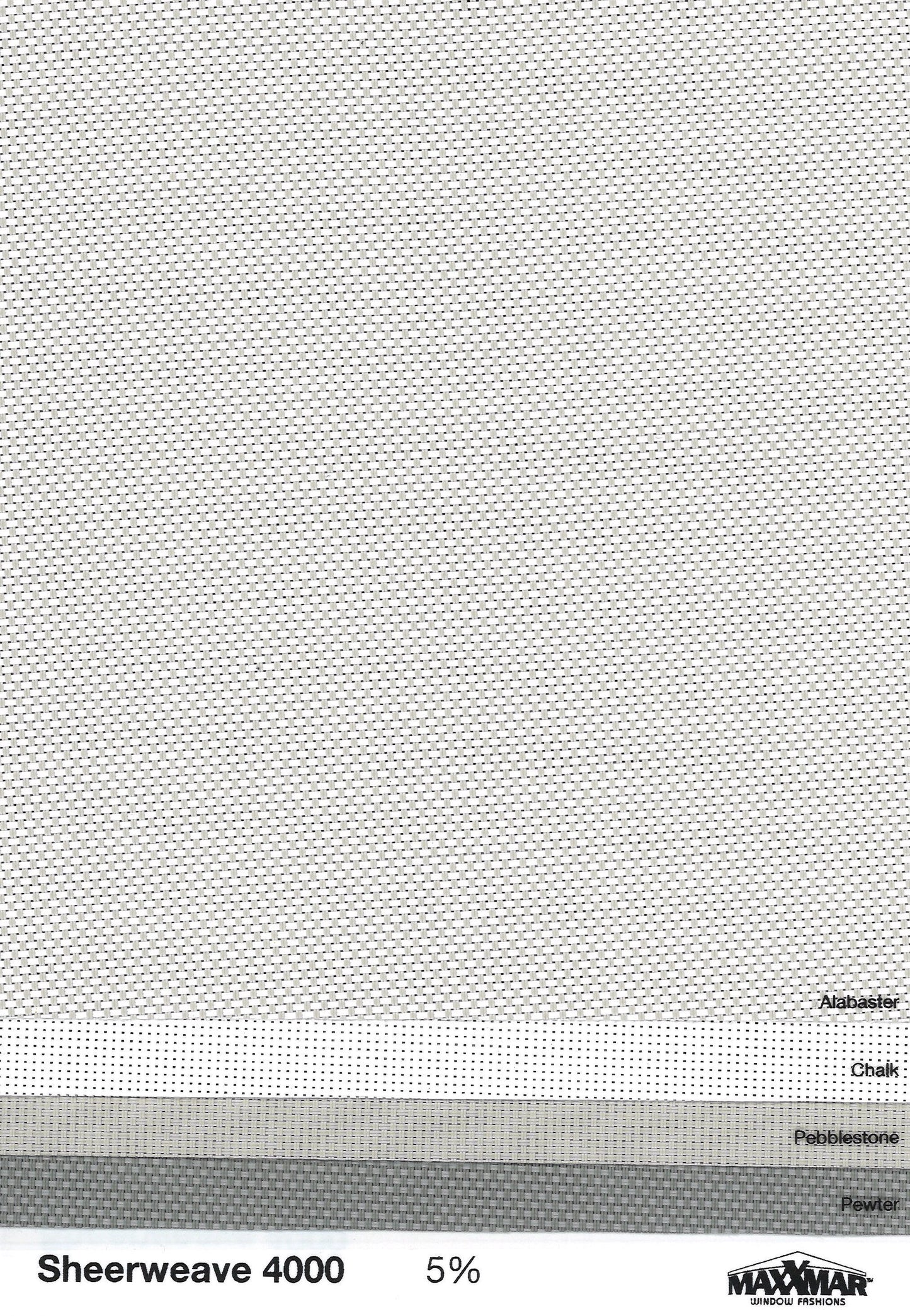 Roller Blinds EcoFlex Tender 48x60 inch