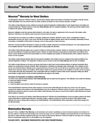 Summerview Shutter (Vinyl) - 20x36in