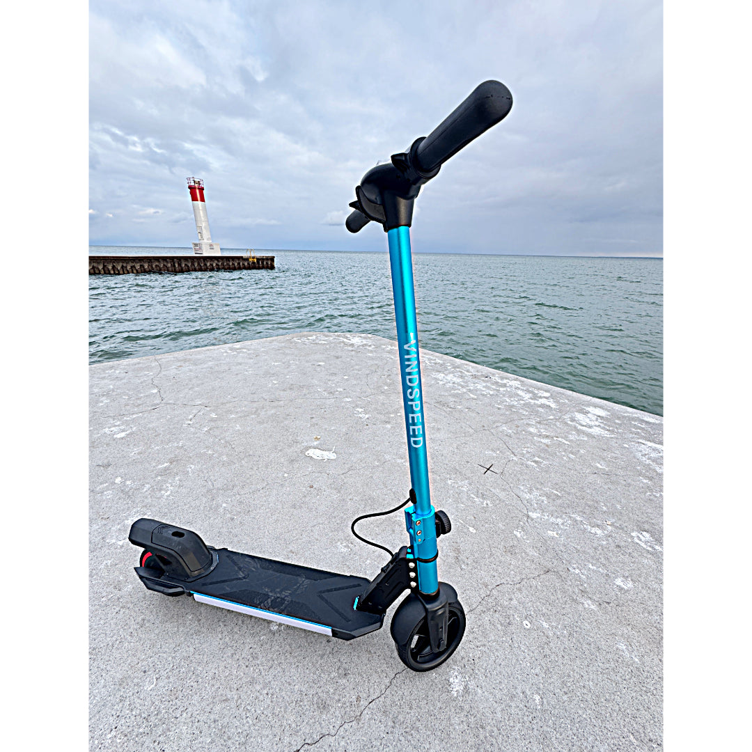 Kids electric scooter 130W single