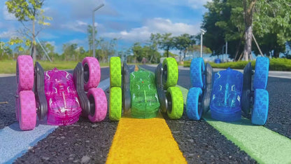 RC Stunt car with light and spray