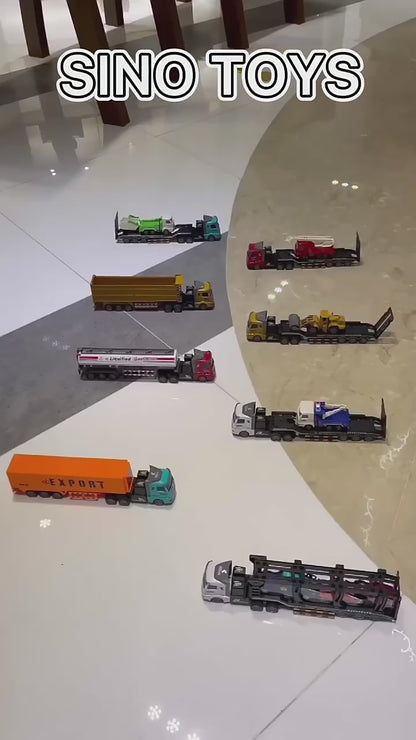 1：48 Scale  four function light Remote control double-decker transporter